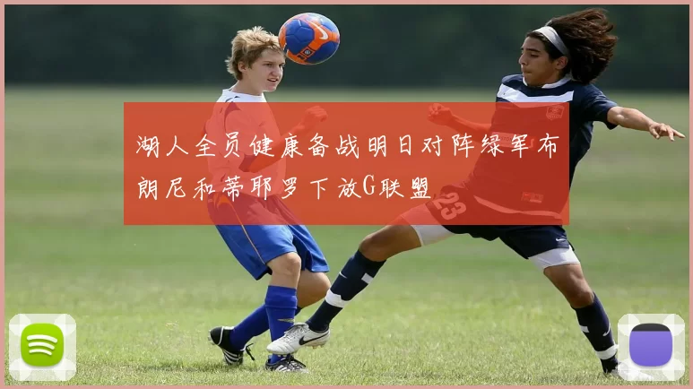 湖人全员健康备战明日对阵绿军布朗尼和蒂耶罗下放G联盟